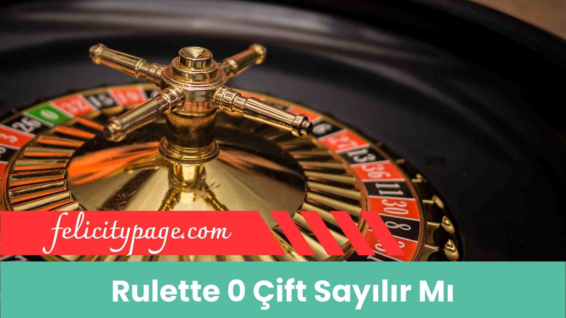 Rulette 0 Çift Sayılır Mı